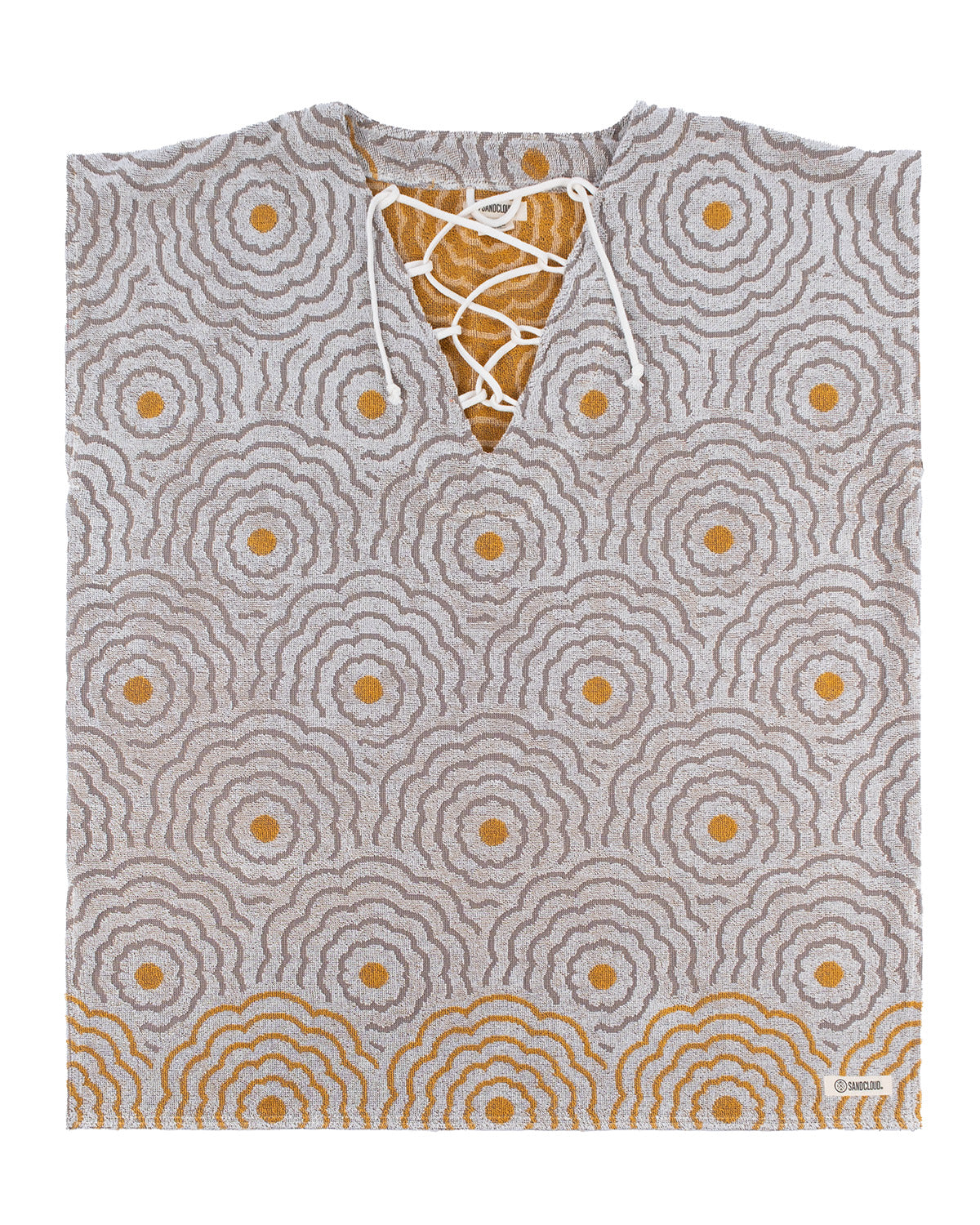 poncho SAND CLOUD Flower Waves