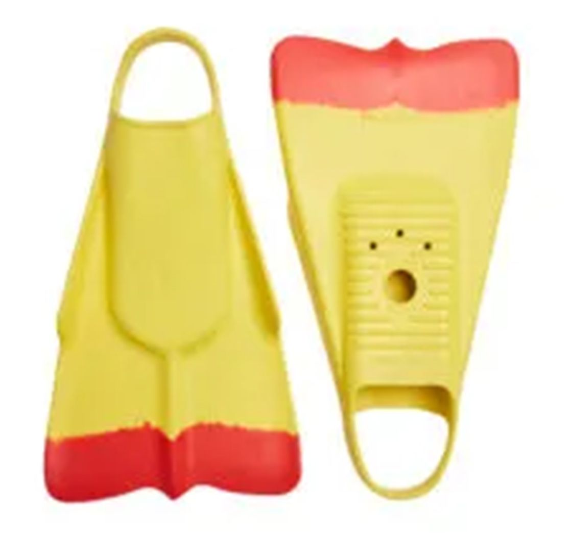 PALMES BODYBOARD DAFIN YELLOW/RED
