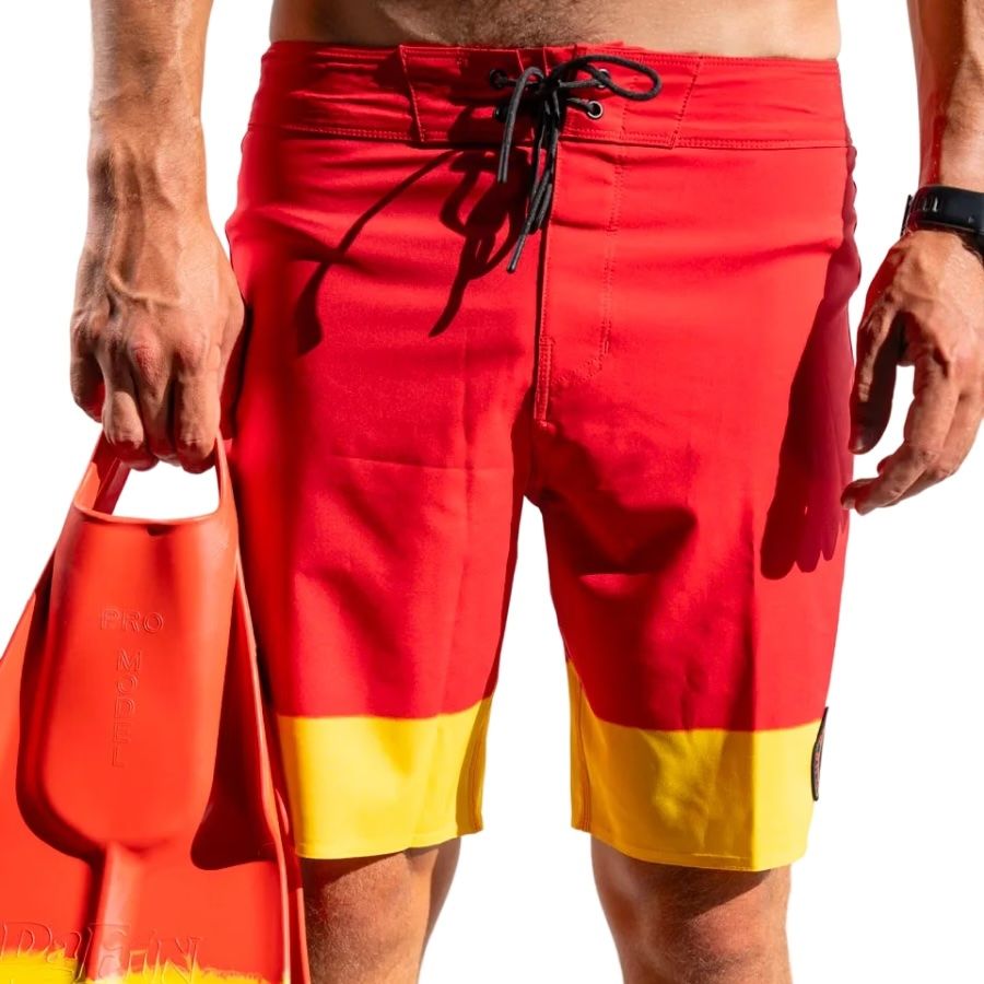 DAFIN BOARDSHORT TRUNK RED YELLOW