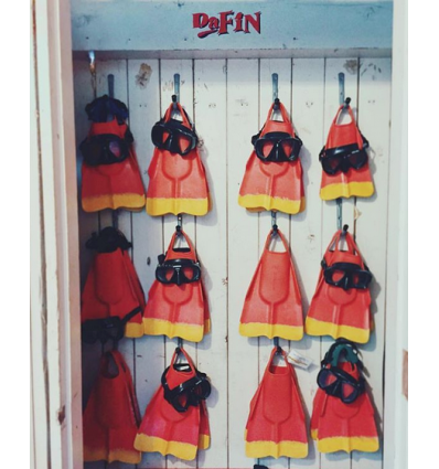 PALMES BODYBOARD DAFIN RED/YELLOW