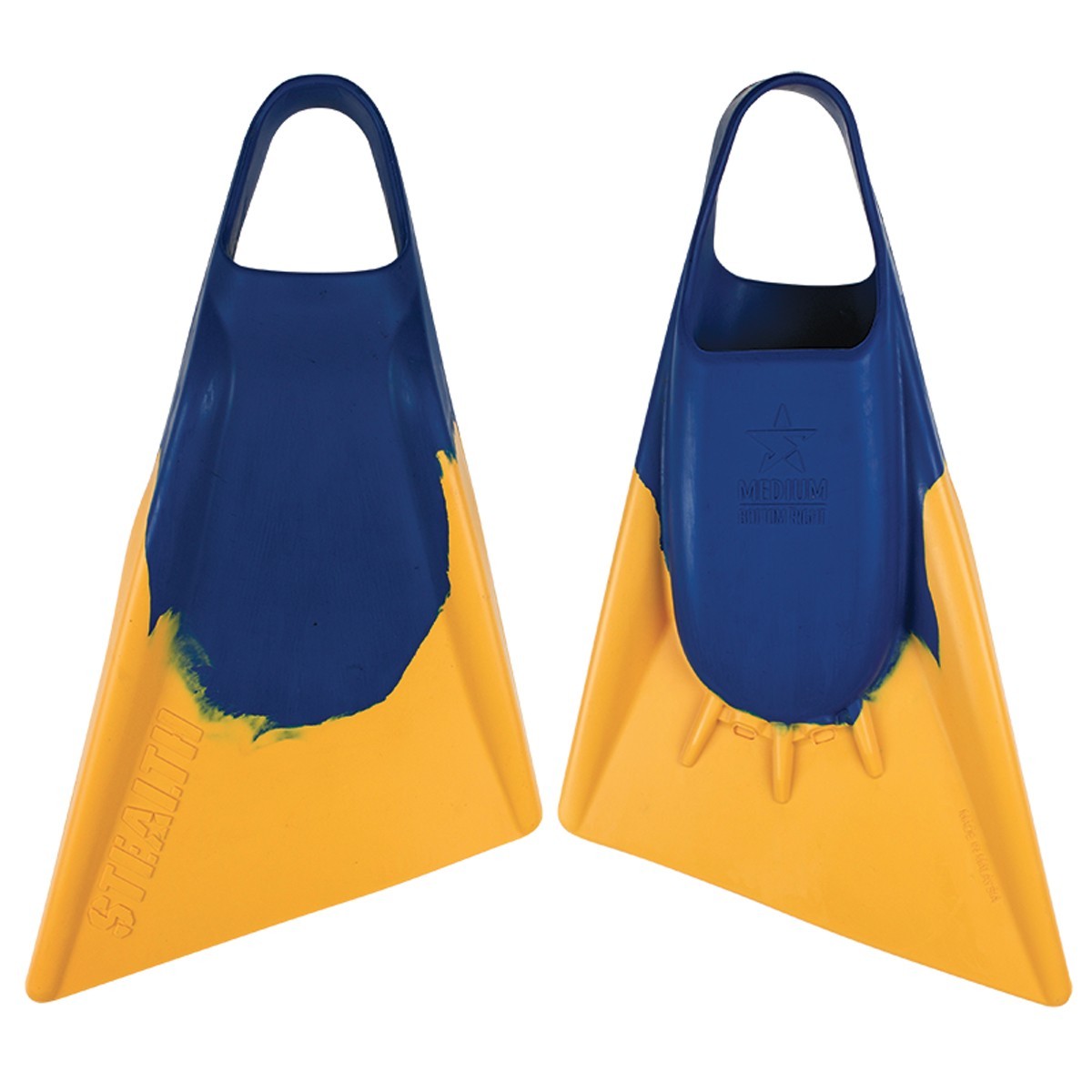 PALMES DE BODYBOARD STEALTH S2 BLUE/GOLD