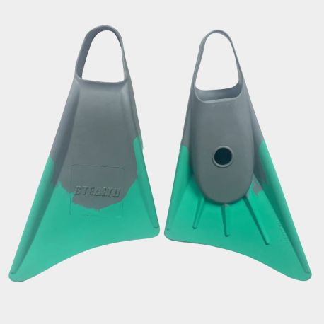 PALMES BODYBOARD STEALTH S1 SUPREME FINS GREY/GREEN