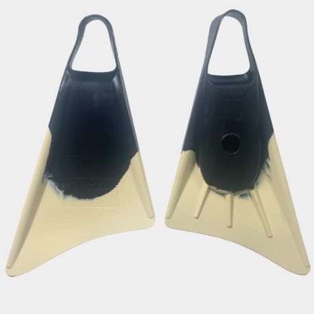 ALETAS BODYBOARD STEALTH S1 SUPREME FINS BLACK/WHITE