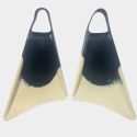 BODYBOARD SWIMFINS STEALTH S1 SUPREME FINS BLACK/WHITE