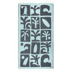 BEACH TOWEL SAND CLOUD GOLD COAST - With Zipper Pocket