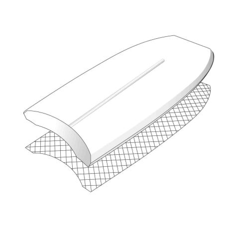 Bodyboard VS Kinetic PP X4 Quad Black / White