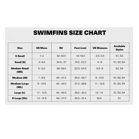 BODYBOARD SWIMFINS STEALTH S1 SUPREME FINS BLACK/WHITE