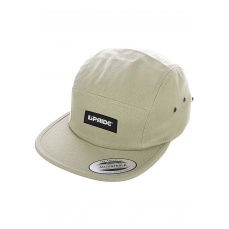 PRIDE 5 PANEL CAP WITH WOVEN LABEL PATCH