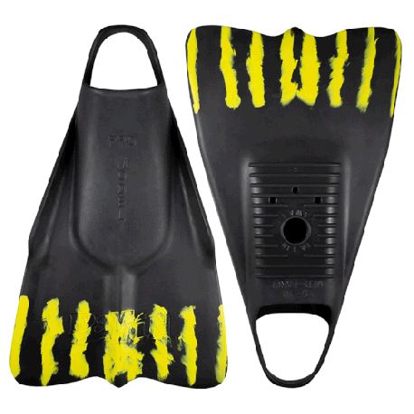 BODYBOARD SWIMFINS DAFIN BRIAN K BLACK/YELLOW