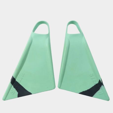 BODYBOARD SWIMFINS STEALTH S2 PINNACLE FINS MENTHOL / GUNMETAL GREY