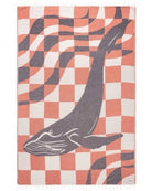 serviette SAND CLOUD Checkered Whale