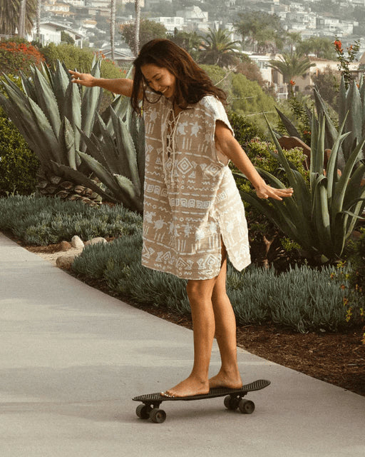 Poncho SAND CLOUD Turtle Mudcloth