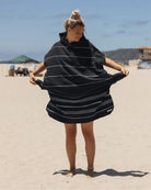 SAND CLOUD Classic Stripe Hooded Poncho