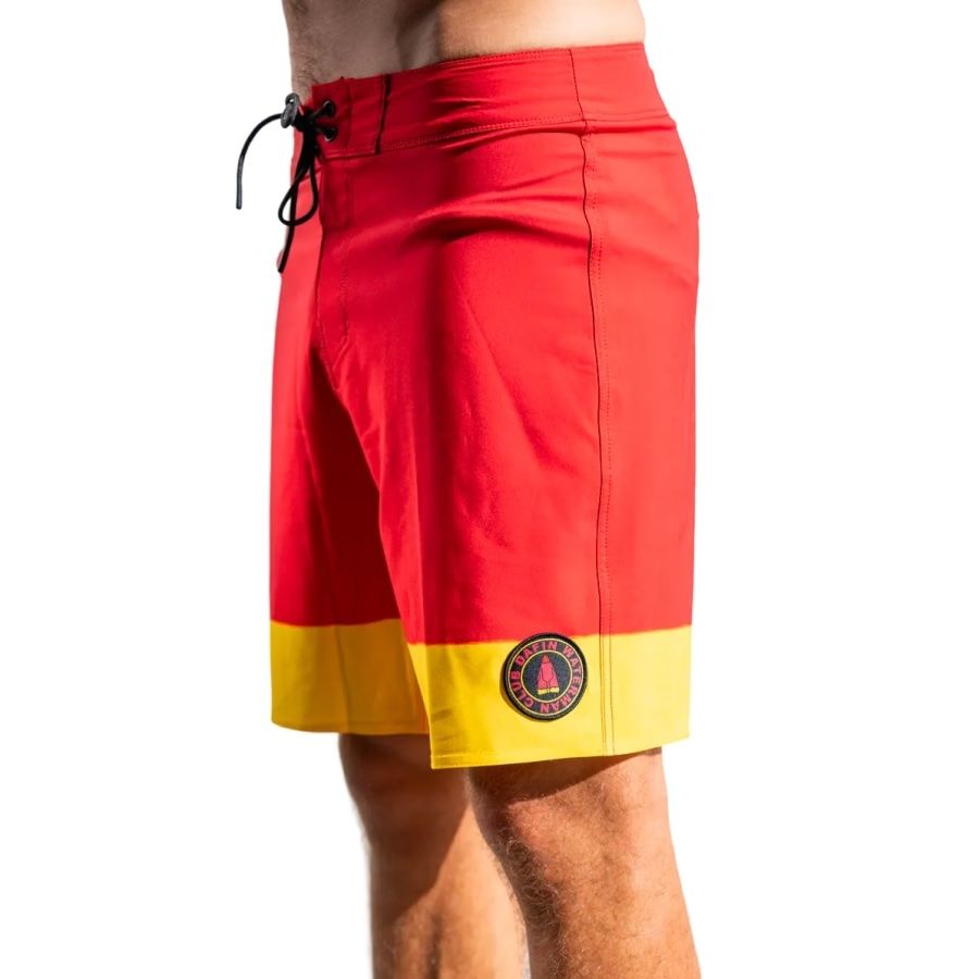 DAFIN BOARDSHORT TRUNK RED YELLOW