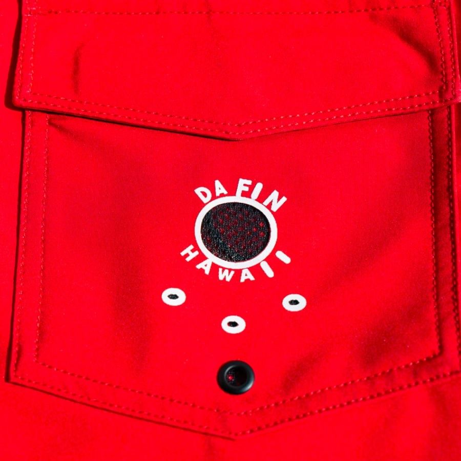 DAFIN BOARDSHORT TRUNK RED YELLOW
