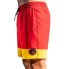 DAFIN BOARDSHORT VOLLEY RED YELLOW