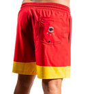 DAFIN BOARDSHORT VOLLEY RED YELLOW