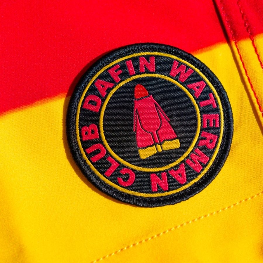 DAFIN BOARDSHORT VOLLEY RED YELLOW
