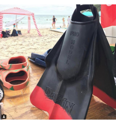 PALMES BODYBOARD DAFIN BLACK/RED