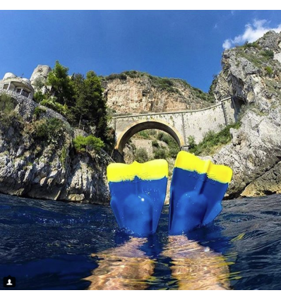 PALMES BODYBOARD DAFIN BLUE/YELLOW