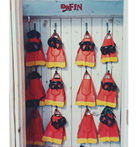 PALMES BODYBOARD DAFIN RED/YELLOW
